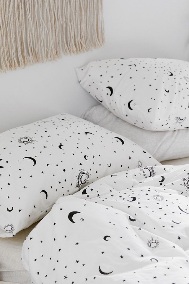 Ensemble de Couette Lune Noir et Blanc #1