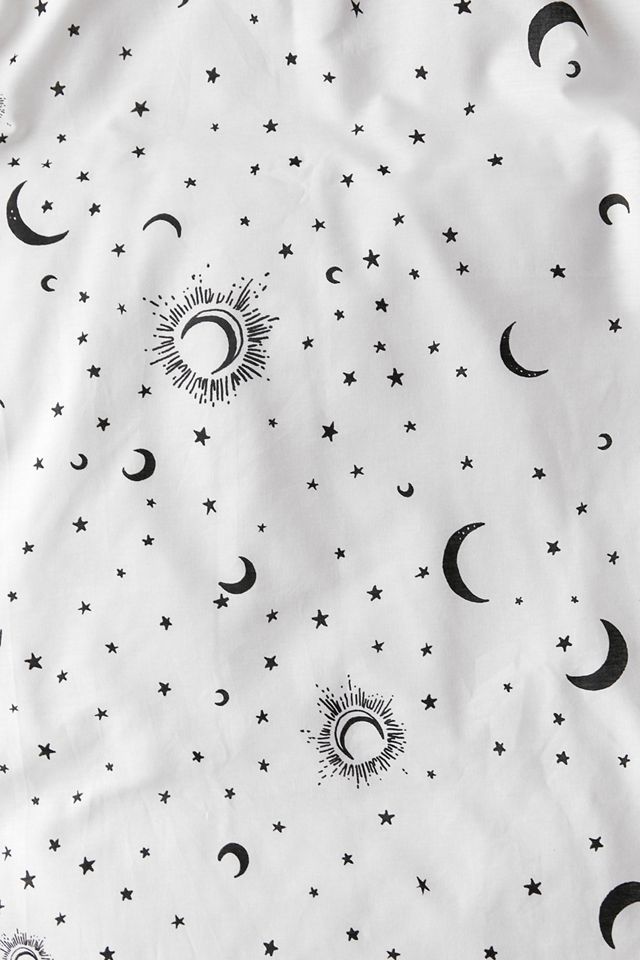 Ensemble de Couette Lune Noir et Blanc #3