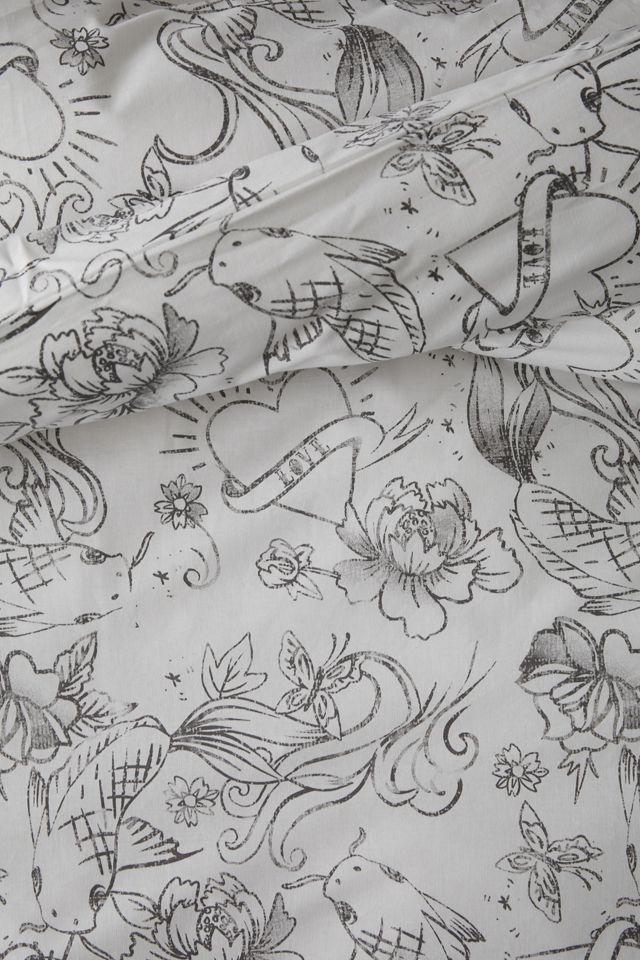 Set di piumini di pesce Koi tatuaggio #1