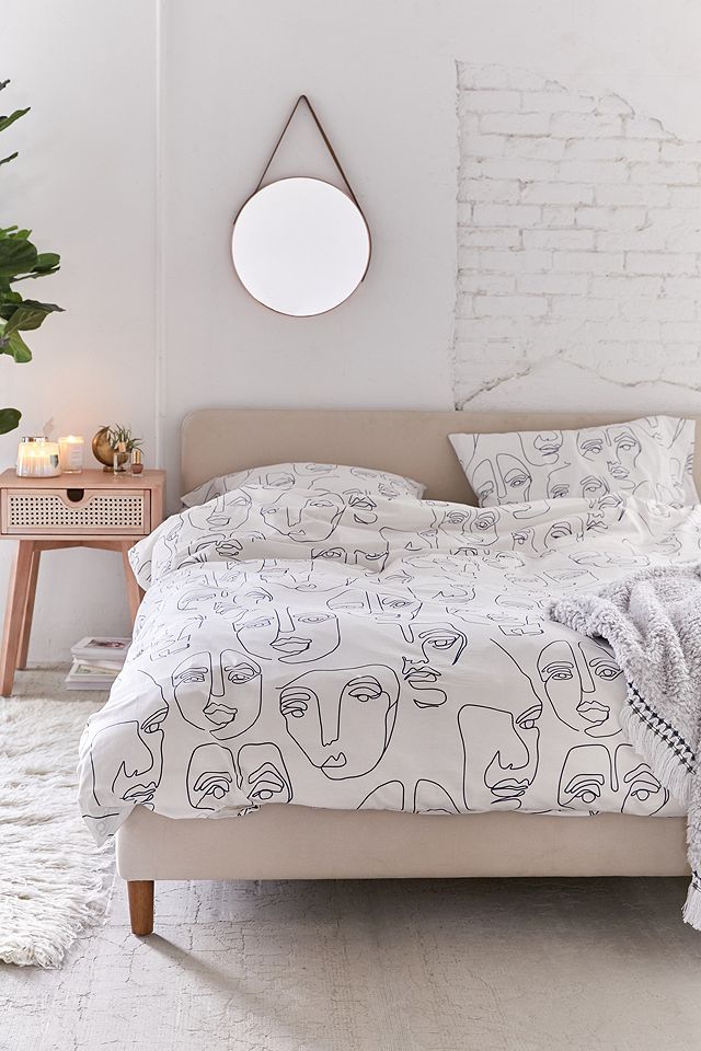 Faces Duvet Cover Set Urban Outfitters Uk, Urban Outfitters Duvet Covers Uk