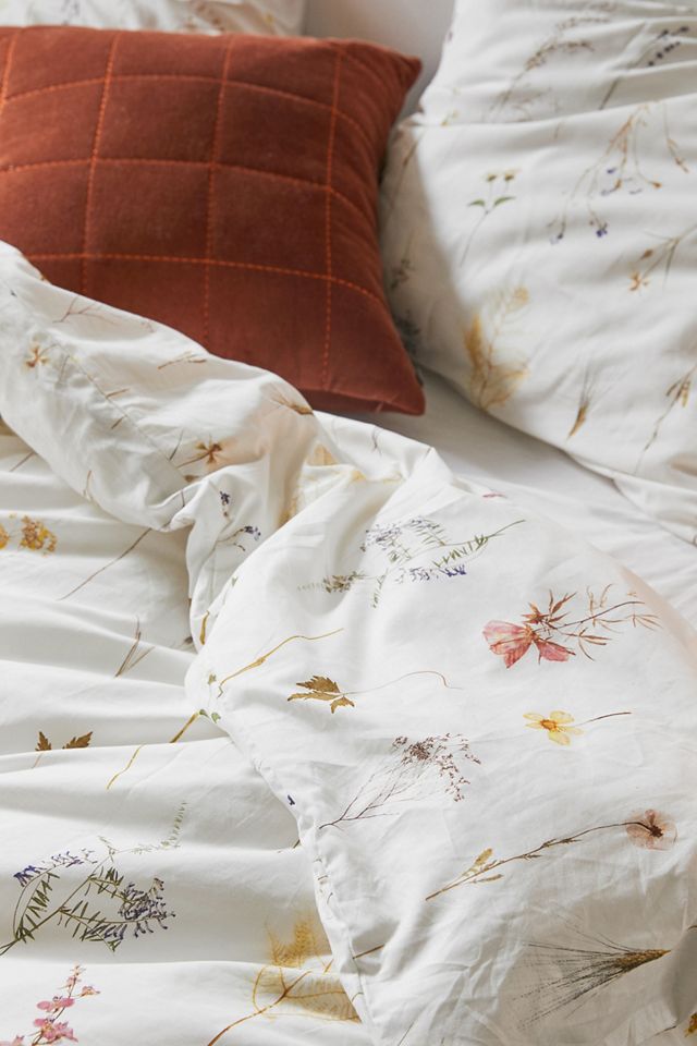 Florence Pressed Flowers Duvet Set  #1