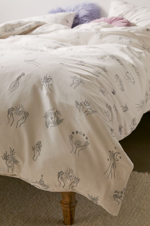 Cosmic Hands Duvet Cover Set With Reusable Fabric Bag #2