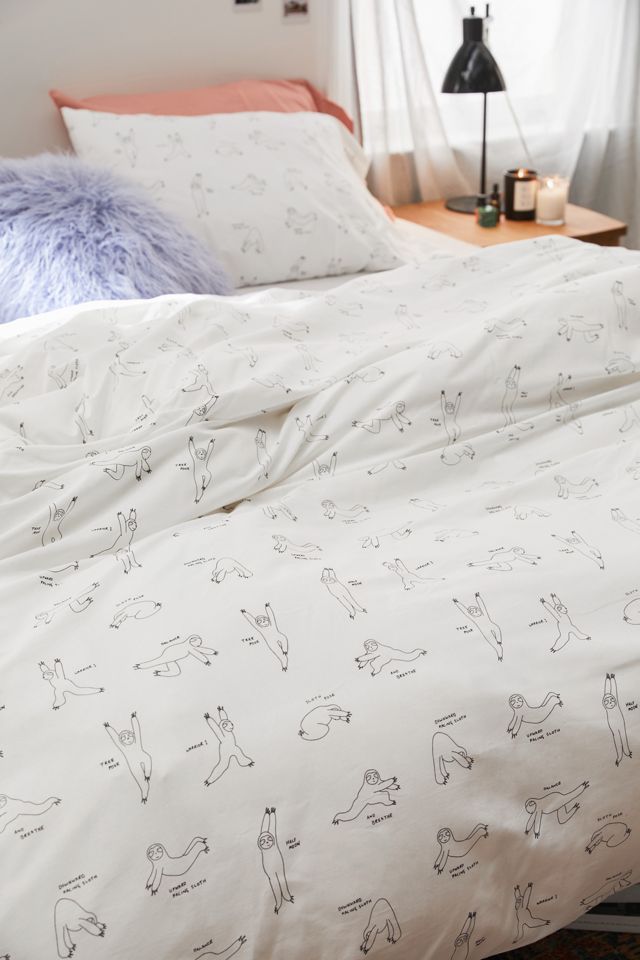 Yoga Sloth Duvet Set  #2