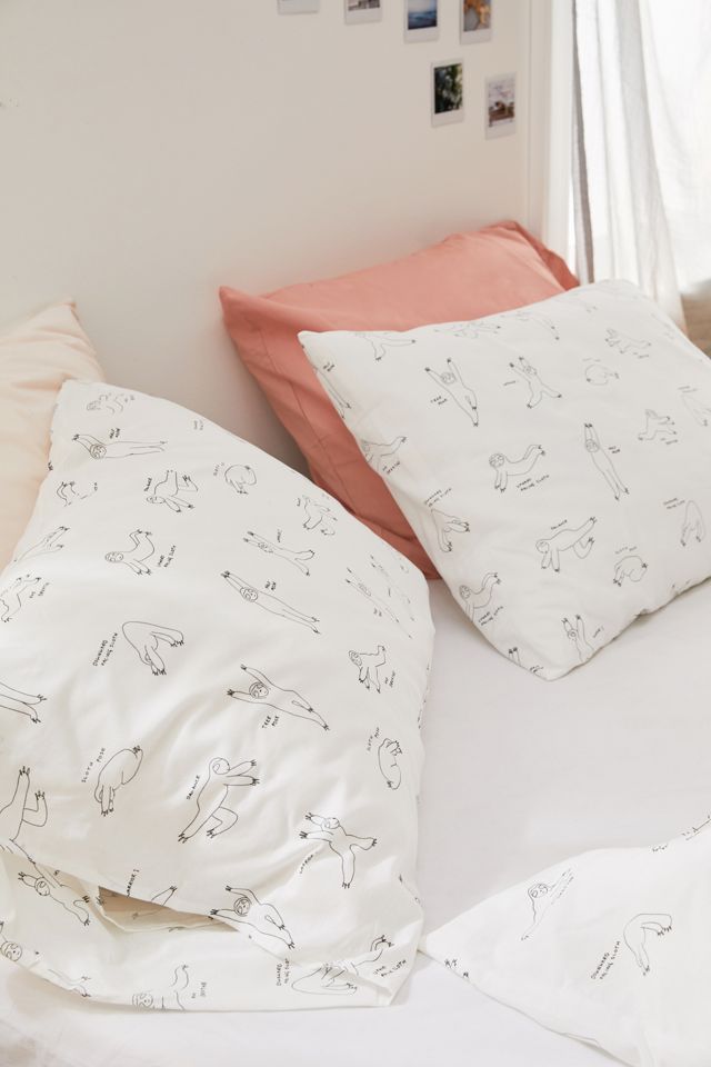 Yoga Sloth Duvet Set  #4