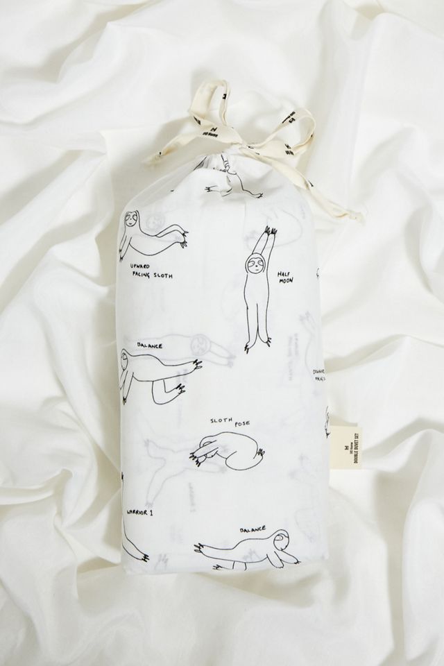 Yoga Sloth Duvet Set  #5