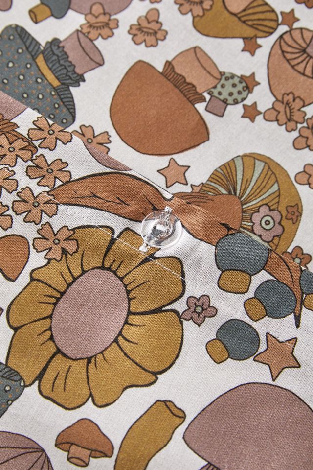 Floral Mushroom Duvet Set  #3