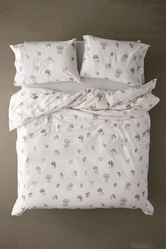 Mushroom Print Duvet Set #1