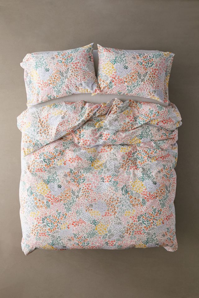 Geblümtes Bettwäsche-Set im Blumenwiesen-Look #1