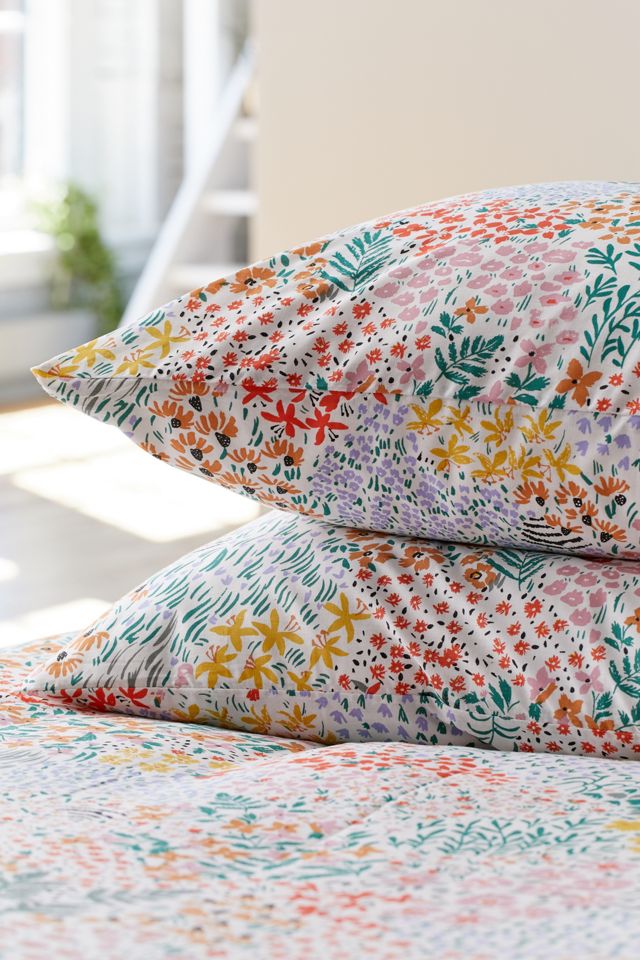 Geblümtes Bettwäsche-Set im Blumenwiesen-Look #3