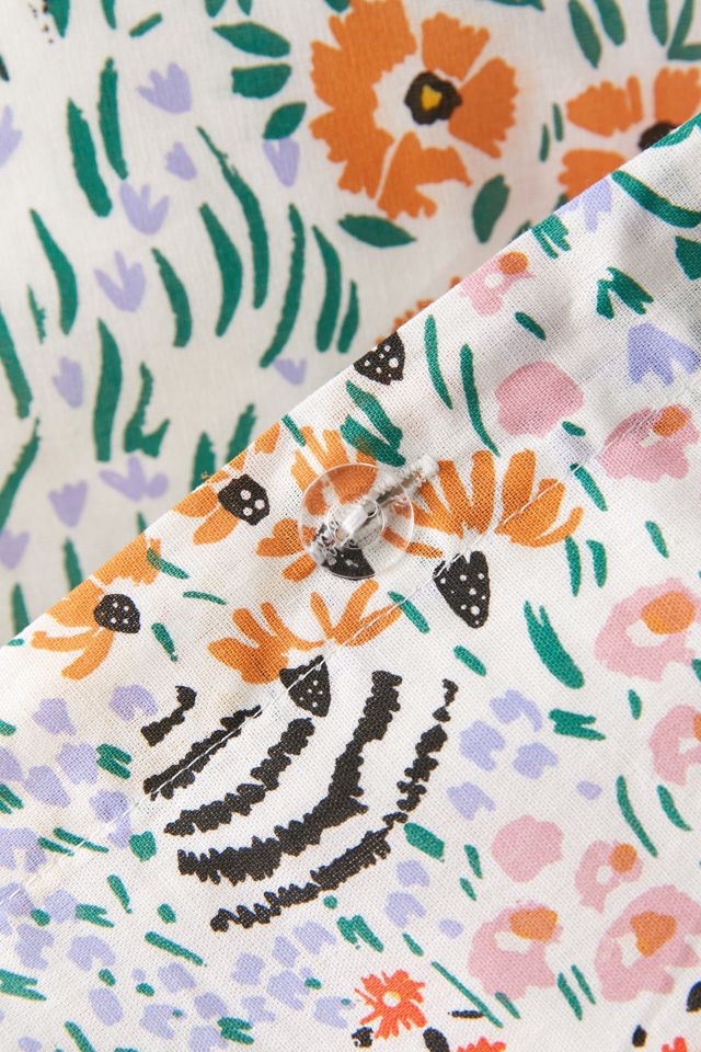 Geblümtes Bettwäsche-Set im Blumenwiesen-Look #4