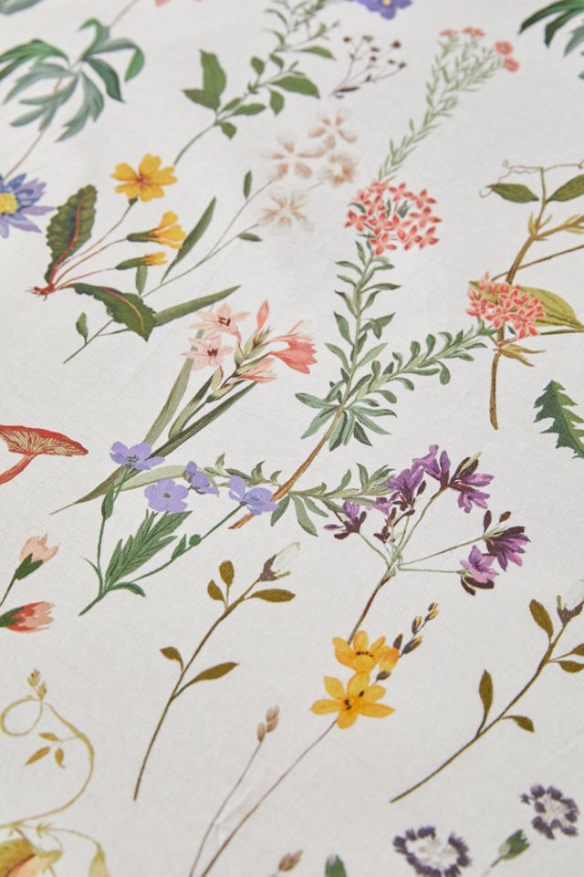 Juego nórdico de flores silvestres con bolsa de tela reutilizable #2