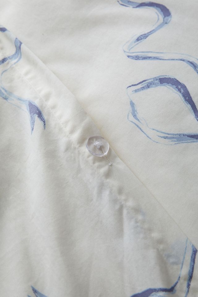 Blue Painted Bows Duvet Set #6