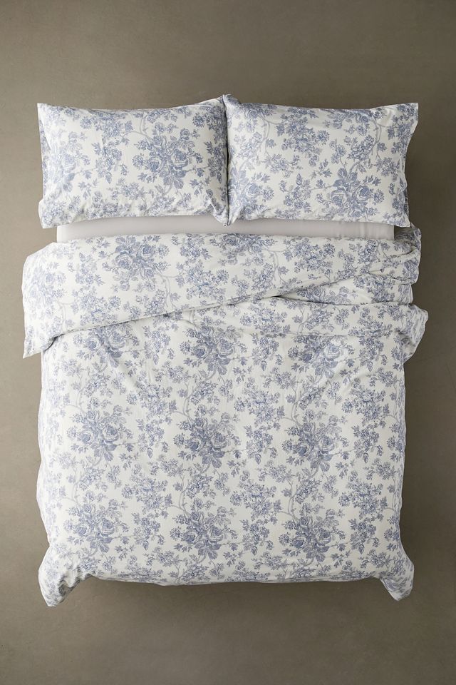 Blue Toile Duvet Set #4