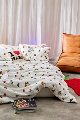 Vintage Sticker Duvet Set