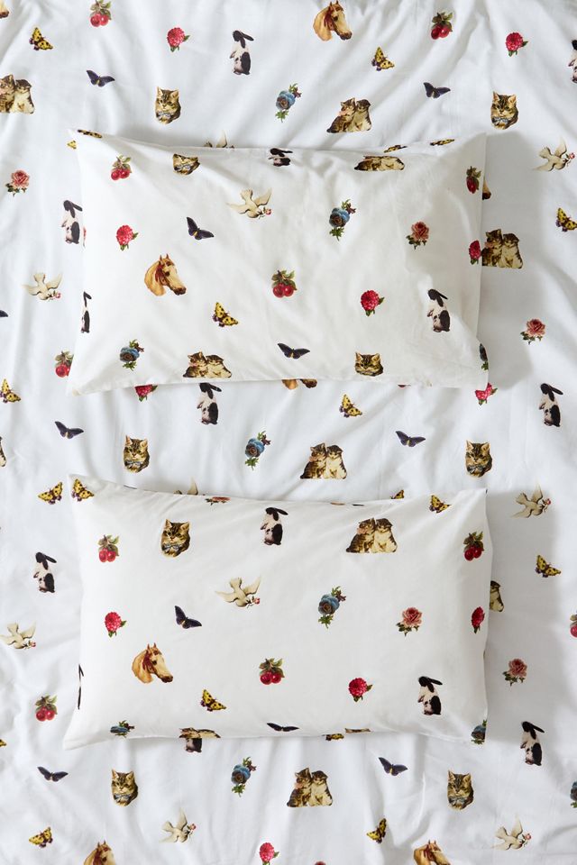 Vintage Sticker Duvet Set #1