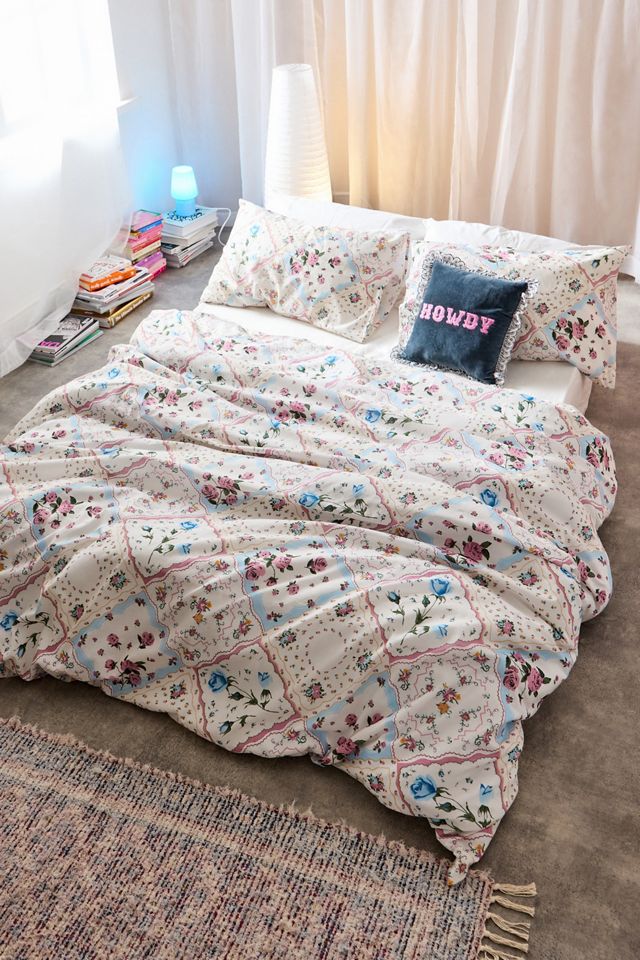 Vintage Scarf Duvet Set #3