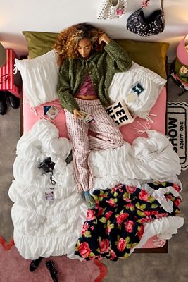 Ensemble de couette froncée