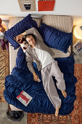 Ensemble de couette froncée