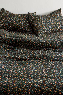 Clarissa Duvet Set - Black Single at Urban Outfitters
