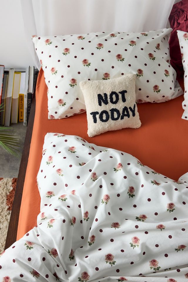 Polka Dot & Rose Duvet Set #1