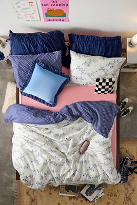 Ensemble de couette réversible à fleurs Ditsy