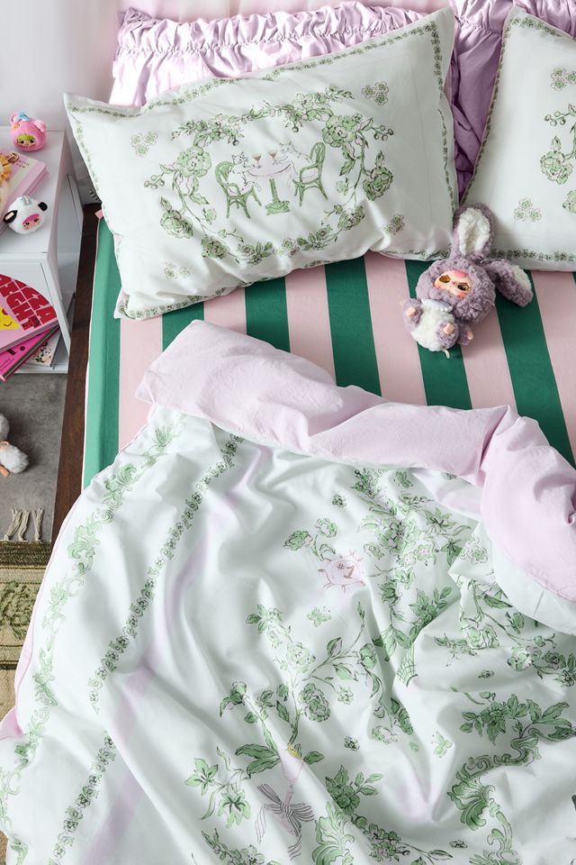 Preppy Toile Bettbezug Set #1