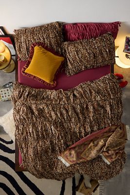 Leopard Cinched Duvet Set