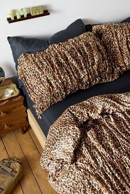 Leopard Cinched Duvet Set