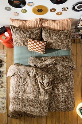 Set Copripiumino Stampa Leopardo