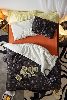 Cosmic Kitty Wendbarer Bettbezug Set