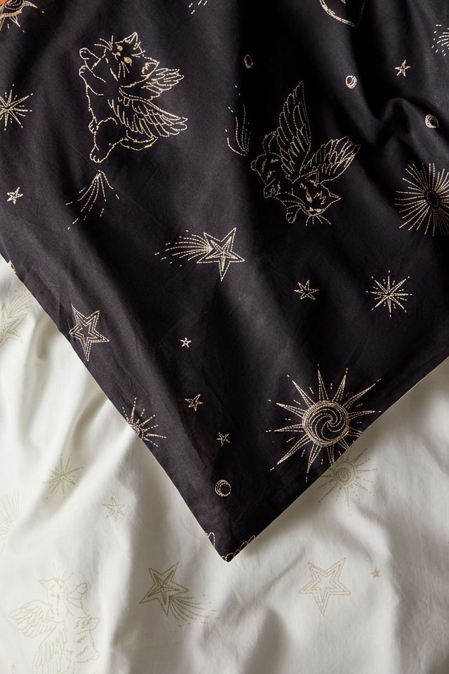 Cosmic Kitty Wendbarer Bettbezug Set #3