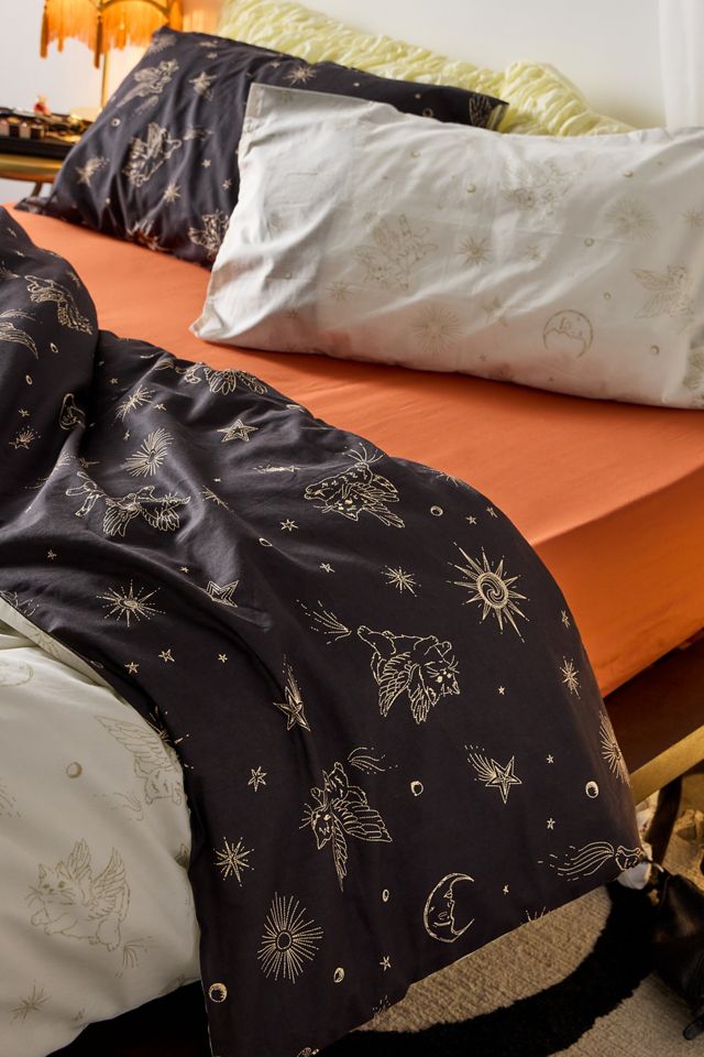 Cosmic Kitty Wendbarer Bettbezug Set #4