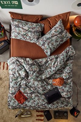 Ensemble de couette camouflage arbre