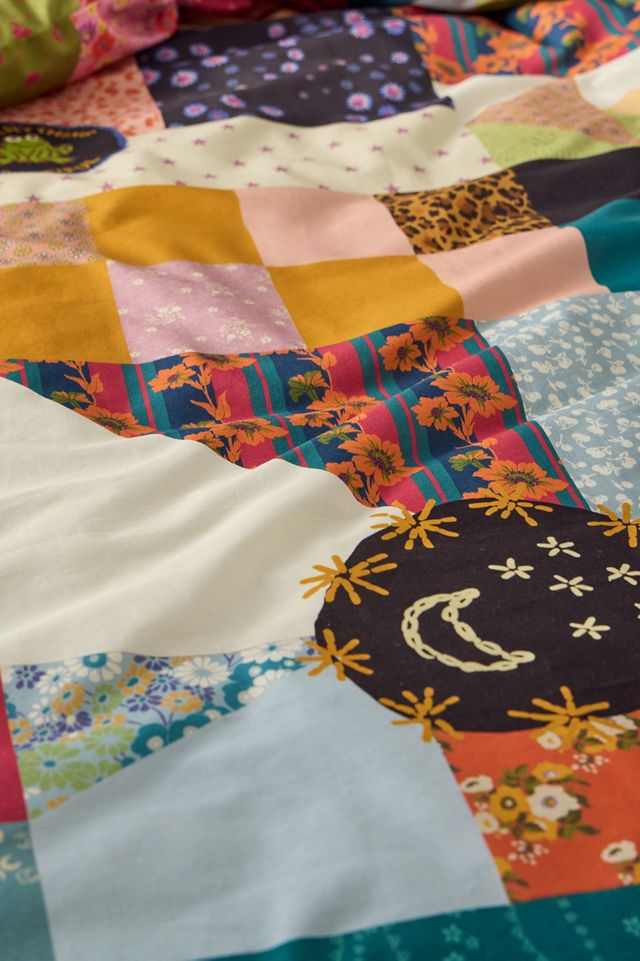 Ausgefallenes Patchwork Wendebettwäsche-Set #2