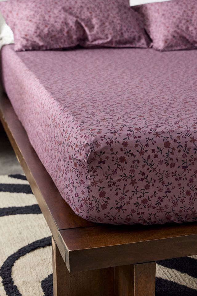 Juego de Sábana Ajustable y Funda de Almohada Purple Clarissa #4