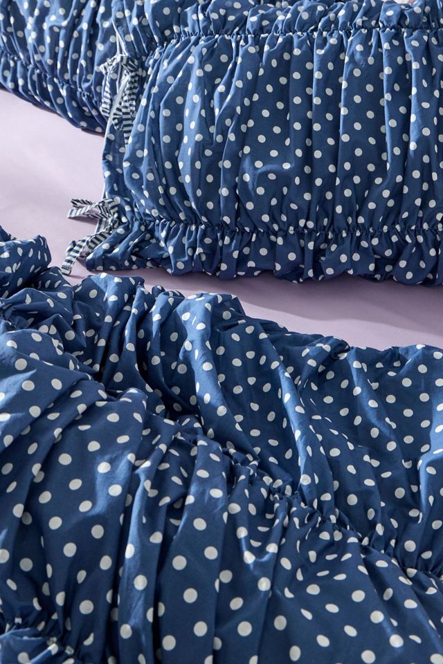 Set Copripiumino Arricciato a Pois #1