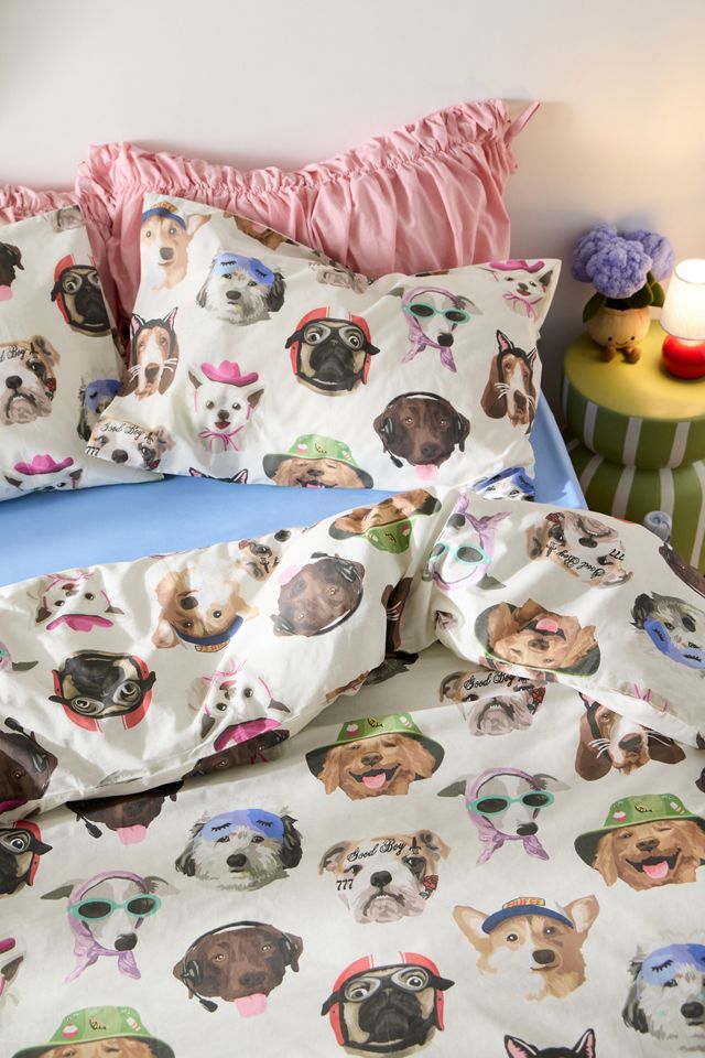 Juego de Funda Nórdica con Collage de Perros #3