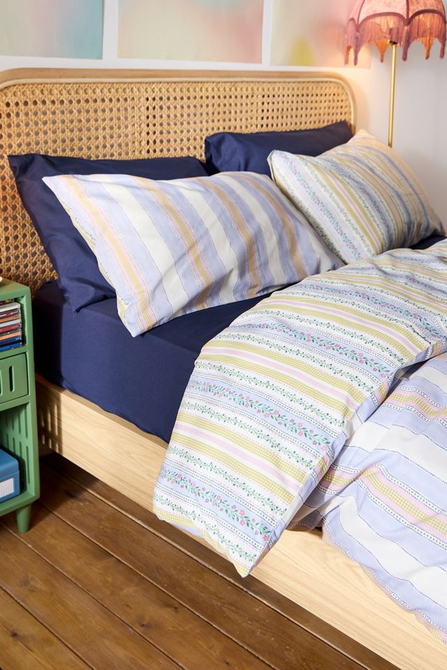 Set Copripiumino Reversibile Darla a Righe Multicolore #5