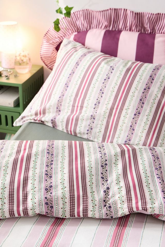 Set Copripiumino Reversibile Darla Berry Multi Righe #2