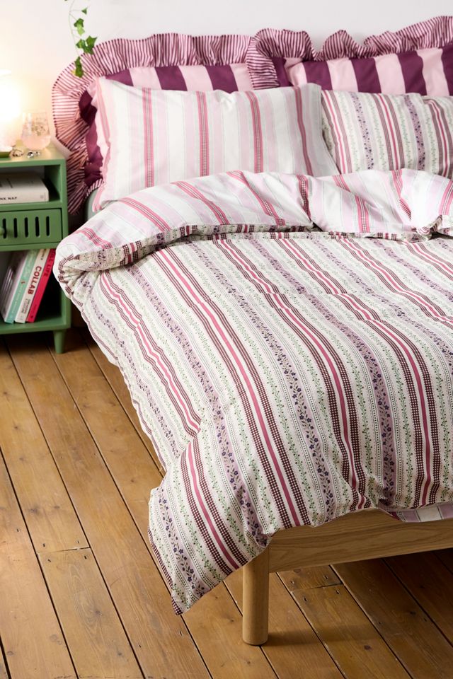 Set Copripiumino Reversibile Darla Berry Multi Righe #3