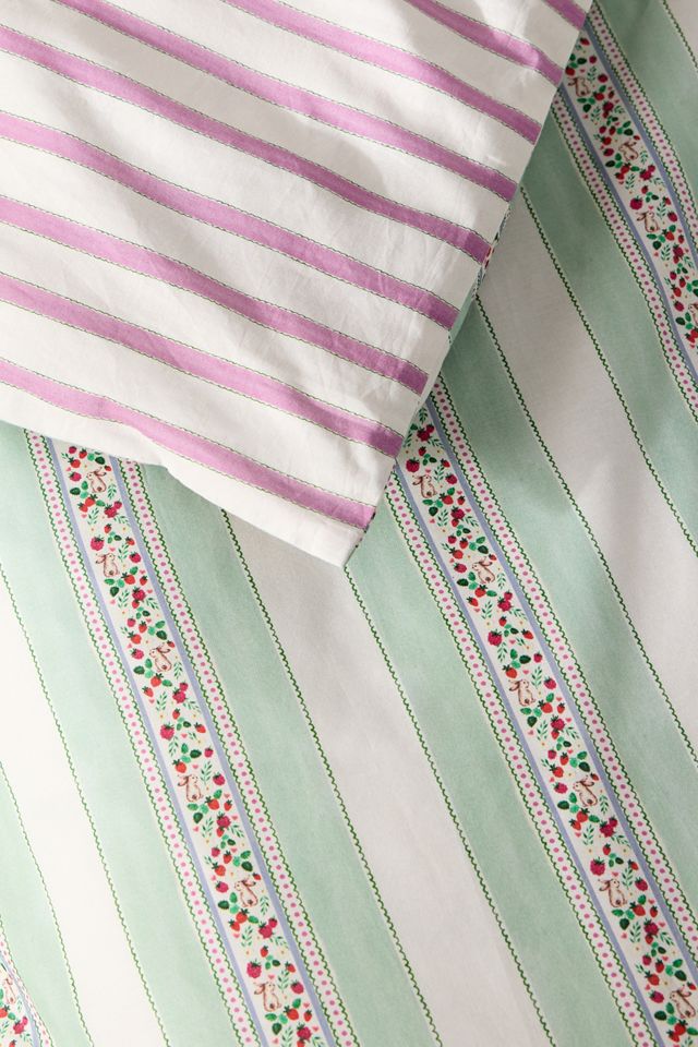Set Copripiumino Reversibile Coniglietti e Bacche #3