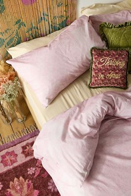 Lace Pink Duvet Set