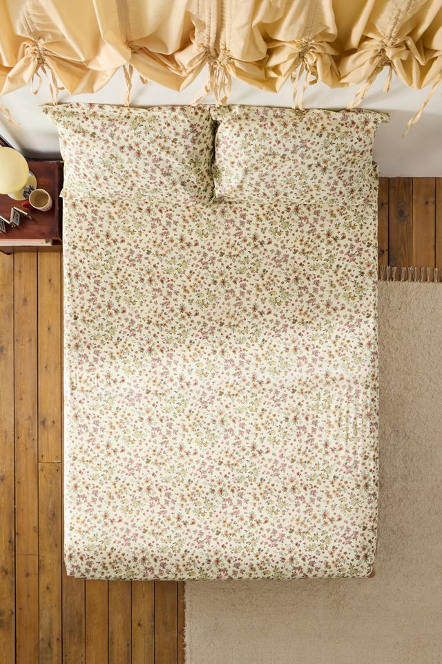 Very Ditsy Fitted Sheet & Pillowcase Set #1