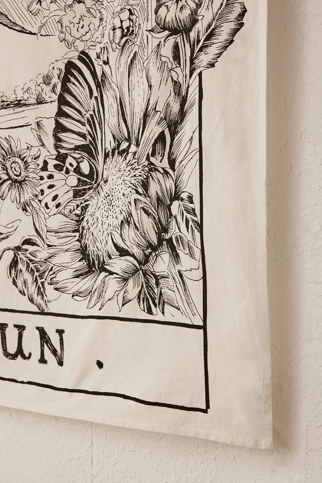 The Sun Tarot Card Tapestry #2