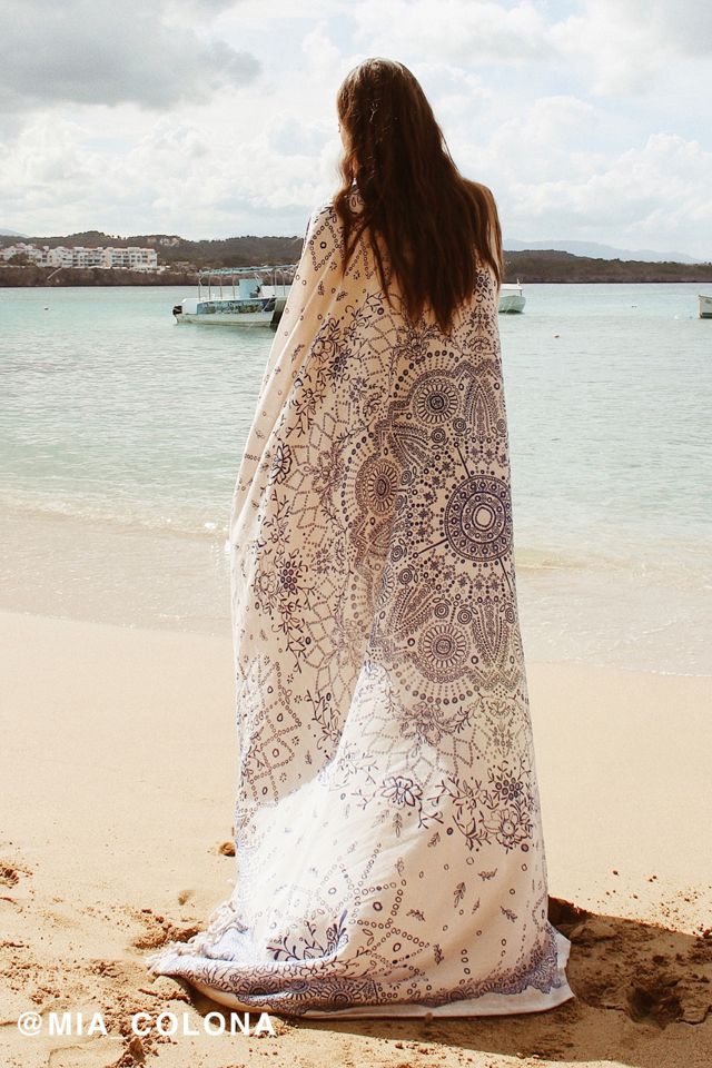 Emilia Medallion Fringe Tapestry #3