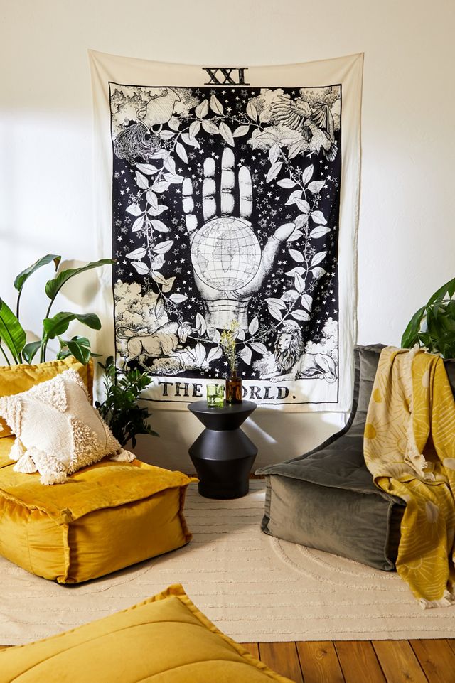 The World Tarot Card Tapestry Urban Outfitters UK