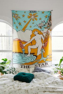 The Star Tarot Card Tapestry Urban Outfitters UK