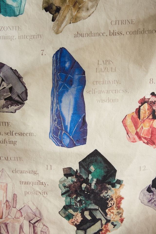 Gems and Crystals Tapestry #1