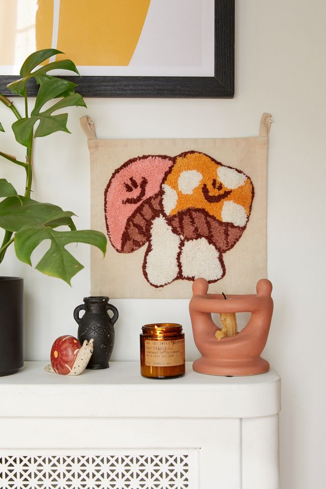 Tufted Mushroom Buddies Tapestry