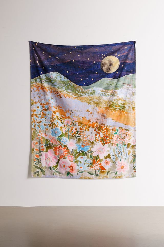 Arazzo da giardino illuminato dalla luna #1